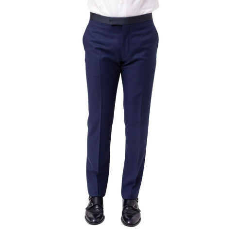 Abito Uomo con gilet monopetto in satin Blu TAGLIATORE- Francavilla Moda